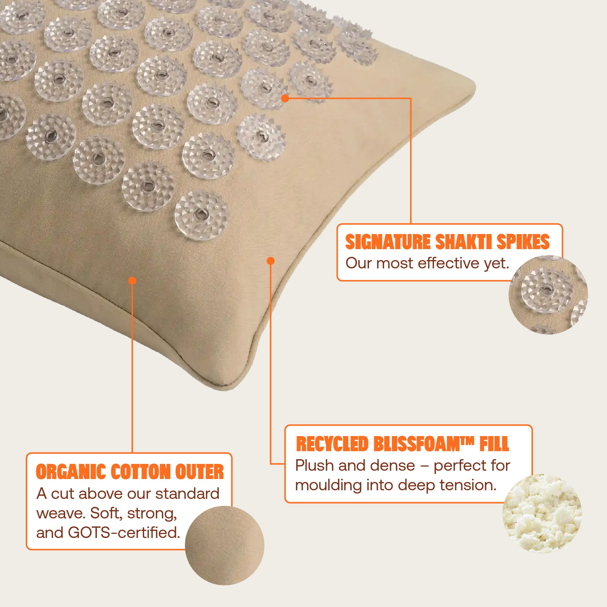 Premium Acupressure Pillow